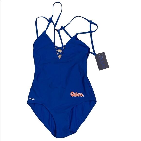 Nuyu Crisscross One Piece Swimsuit Size S NWT - Picture 1 of 7